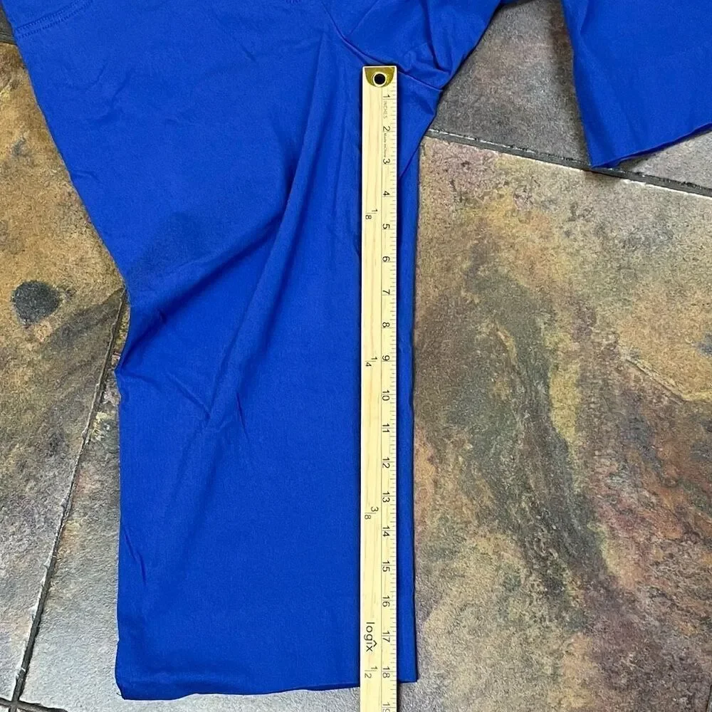 Ruby Rd Petite Blue Cropped Stretch Pull-on Capri Pants 16P